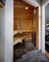 Sauna,  Rye NY - modern - bathroom - new york