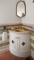 Spanish Colonial Remodel - mediterranean - bathroom - dallas