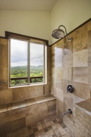 Belize Residence: Rain Shower - tropical - bathroom - other metro