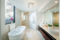 DKOR Interiors - Interior Designers Miami - Modern - Sophisticated Getaway - contemporary - bathroom - miami