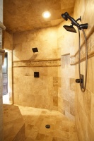 Master Bath Shower - traditional - bathroom - houston