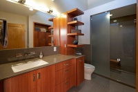 Modern Master Suite Remodel - modern - bathroom - st louis