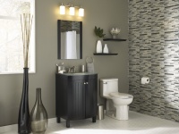 Fashonably Functional Small Bath - modern - bathroom - other metro