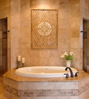 Master Bath Tub and Shower area - traditional - bathroom - houston