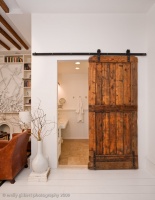 Bathroom Barn Door - eclectic - bathroom - new york