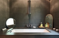 My Houzz: Rockstar vibe meets New England dream home - contemporary - bathroom - burlington