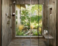 Corian® Rosemary Shower - contemporary - bathroom - sacramento