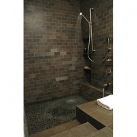 Roman tub/shower - modern - bathroom - san francisco