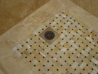 Travertine and Onyx Bath - asian - bathroom - los angeles