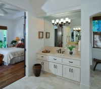 Master Bath Remodel Limestone - eclectic - bathroom - houston