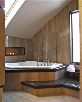 Attic Master Bathroom - contemporary - bathroom - new york