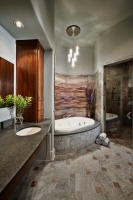 Contemporary Lake House - contemporary - bathroom - austin