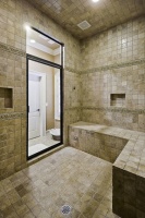 Spa Shower with Steam bath - traditional - bathroom - little rock