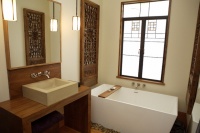 Monterey Street Bath - contemporary - bathroom