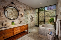 270-Degree View Ocean Villa - mediterranean - bathroom - orange county