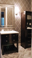 Cool Palette for a Family Home - contemporary - bathroom - dallas