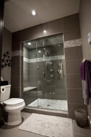 May Basement Renovation - contemporary - bathroom - calgary