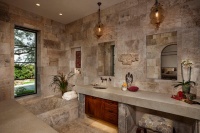 270-Degree View Ocean Villa - mediterranean - bathroom - orange county