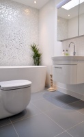 Brilliant white bathroom - contemporary - bathroom - london