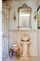 Pool House - mediterranean - bathroom - little rock