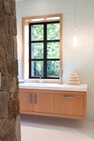 Fieldstone Guest Cottage - contemporary - bathroom - san francisco