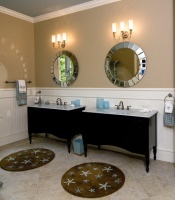 Coastal Retreat Master Bath - traditional - bathroom - raleigh