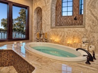 Horseshoe Bay Mediterranean Lakeside Home - mediterranean - bathroom - austin