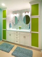 Colorful and Modern Bathroom - contemporary - bathroom - dc metro