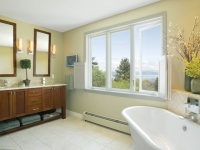 Bathroom with a View - contemporary - bathroom - burlington