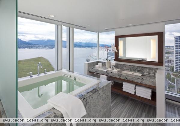 Fairmont Pacific Rim - contemporary - bathroom - vancouver