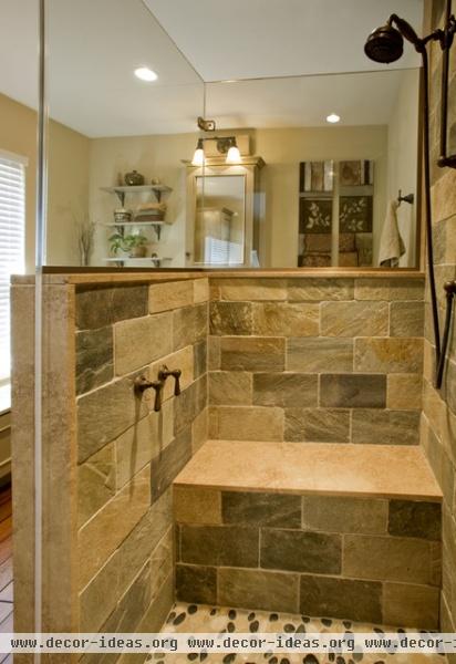 Refined Rustic Master Bath Remodel: Ambler, PA - traditional - bathroom - philadelphia