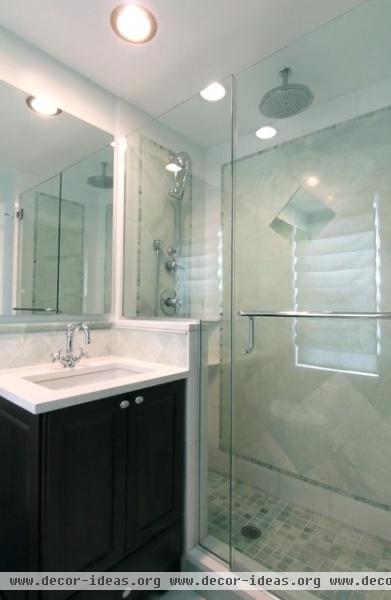 Evanston small master - traditional - bathroom - chicago