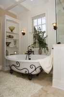 A Great Place to Pamper Yourself - mediterranean - bathroom - huntington