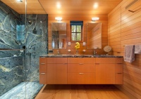 Pond House - contemporary - bathroom - portland maine