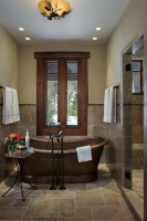 Elk Ridge Lodge Interior - traditional - bathroom - denver