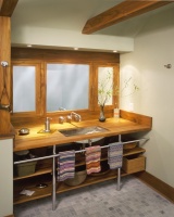 Eclectic Attic Finish - eclectic - bathroom - minneapolis