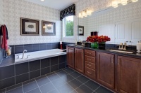 M/I Homes of Raleigh: Wilders Woods At Flowers - Lindsay Model - contemporary - bathroom - raleigh