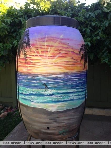 contemporary exterior by rain barrel artist