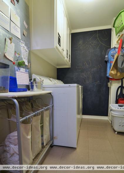 traditional laundry room by Sarah Greenman