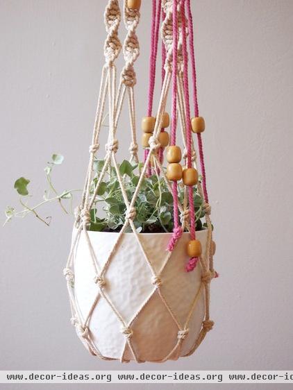 Macramé Planter by ouchflower