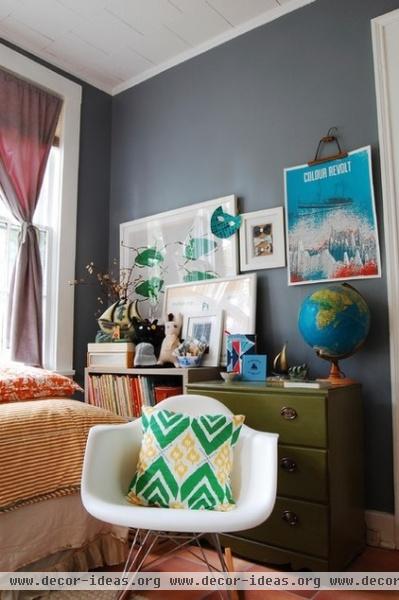 eclectic bedroom by Corynne Pless