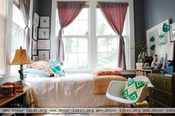 eclectic bedroom by Corynne Pless