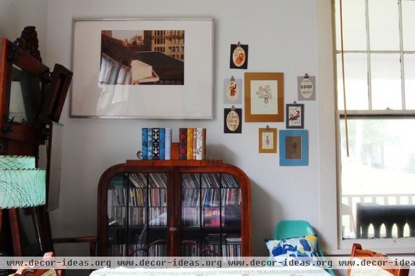 eclectic living room by Corynne Pless