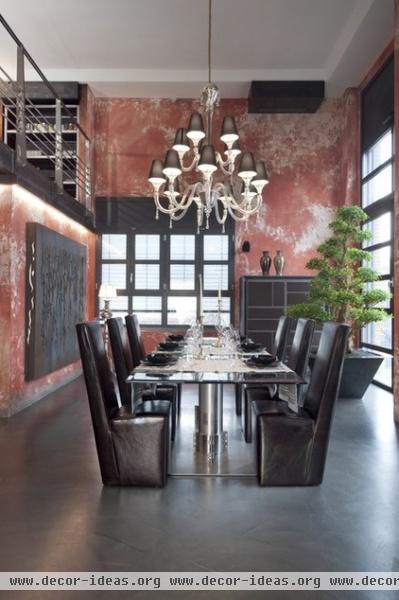 modern dining room by Marco Dellatorre