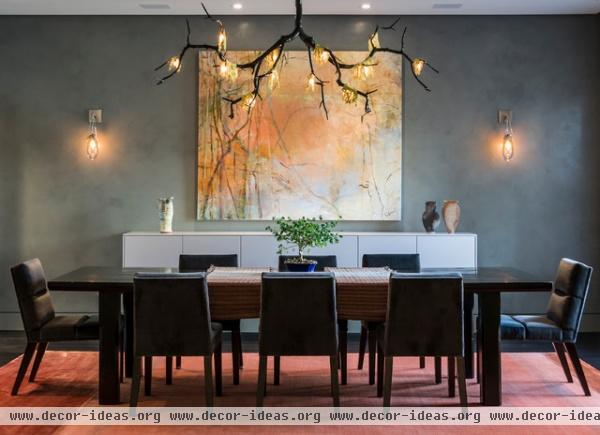 contemporary dining room by Kaufman Segal Design