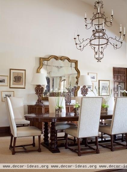 mediterranean dining room by Designer Premier