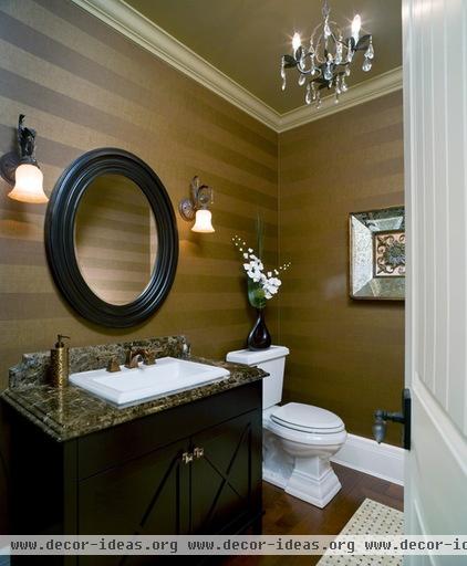 traditional powder room by kbcdevelopments