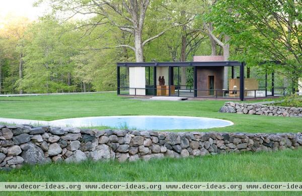 modern exterior by The Philip Johnson Glass House