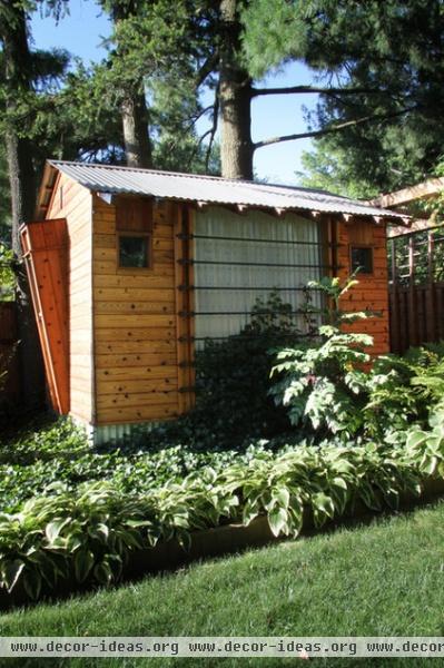 contemporary garage and shed by Princeton Design Collaborative