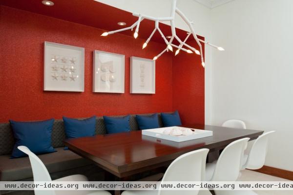 contemporary dining room by LKID